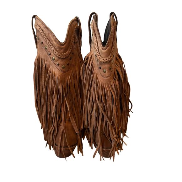 Liberty black Vegas fringe boots - Picture 5 of 9